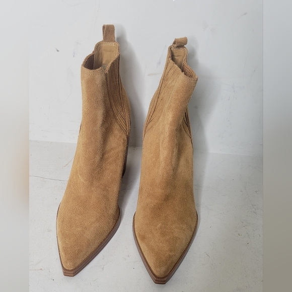 Marc Fisher Mariel Heeled Western Bootie SZ 9.5 - Picture 2 of 9